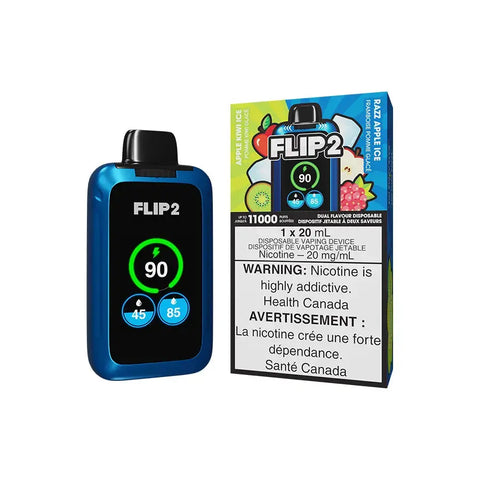 Flip 2 - Apple Kiwi Ice & Razz Apple Ice | Vape Cloud Canada Valor