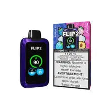Flip 2 - Peach Ice & White Grape Ice | Vape Cloud Canada Valor