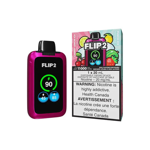 Flip 2 - Cherry Lemon Ice & Punch Ice | Vape Cloud Canada Valor