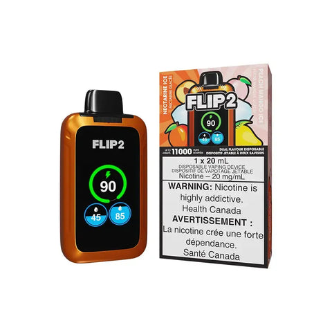 Flip 2 - Nectarine Ice & Peach Mango Ice | Vape Cloud Canada Valor