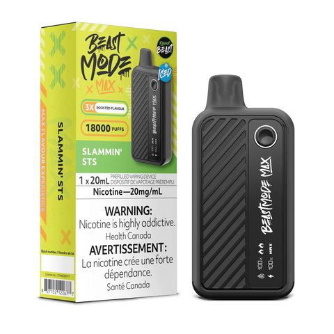 Flavour Beast - Beast Mode Max 18k | Vape Cloud Canada Pacific Smoke 20mg ON Tax / Slammin' STS Iced 41.99 Vape Cloud