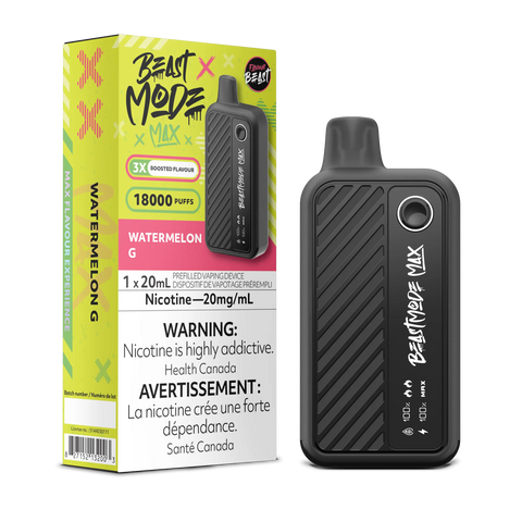 Flavour Beast - Beast Mode Max 18k | Vape Cloud Canada Pacific Smoke 20mg ON Tax / Watermelon G 41.99 Vape Cloud
