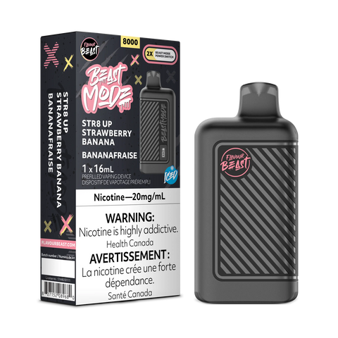 Flavour Beast - Beast Mode 8k | Vape Cloud Canada Pacific Smoke 20mg ON Tax / STR8 UP Strawberry Banana 37.99 Vape Cloud