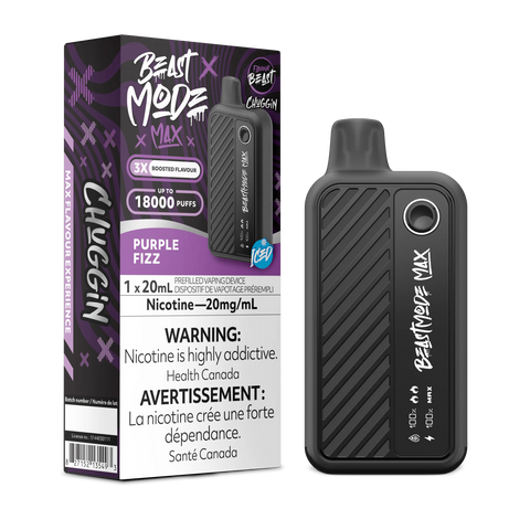 Flavour Beast - Beast Mode Max 18k | Vape Cloud Canada Pacific Smoke 20mg ON Tax / Chuggin' Purple Fizz Iced 41.99 Vape Cloud