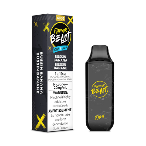 Flavour Beast Flow Disposables Pacific Smoke 20mg ON Tax / Bussin Banana Iced 34.99 Vape Cloud