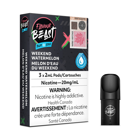 Flavour Beast S Pods *ONLINE ONLY CLEARANCE* Pacific Smoke 20mg / Weekend Watermelon 11.99 Vape Cloud