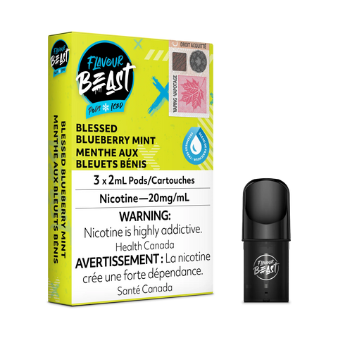 Flavour Beast S Pods *ONLINE ONLY CLEARANCE* Pacific Smoke 20mg / Blessed Blueberry Mint 11.99 Vape Cloud