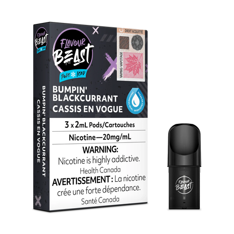 Flavour Beast S Pods *ONLINE ONLY CLEARANCE* Pacific Smoke 20mg / Bumpin’ Blackcurrant 11.99 Vape Cloud