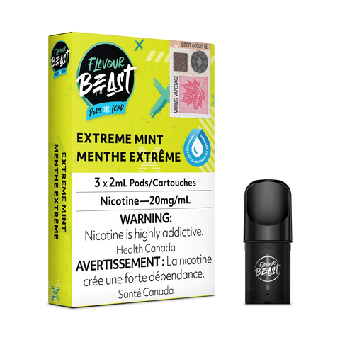 Flavour Beast S Pods *ONLINE ONLY CLEARANCE* Pacific Smoke 20mg / Extreme Mint 11.99 Vape Cloud