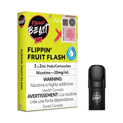 Flavour Beast S Pods *ONLINE ONLY CLEARANCE* Pacific Smoke 20mg / Flippin’ Fruit Flash 11.99 Vape Cloud