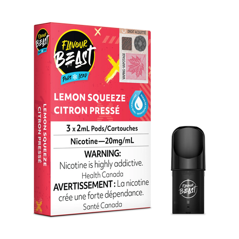 Flavour Beast S Pods *ONLINE ONLY CLEARANCE* Pacific Smoke 20mg / Lemon Squeeze 11.99 Vape Cloud