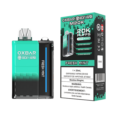 OxBar M20K | Vape Cloud Canada Nimbus Distro 20mg ON Tax / Fresh Mint 41.99 Vape Cloud