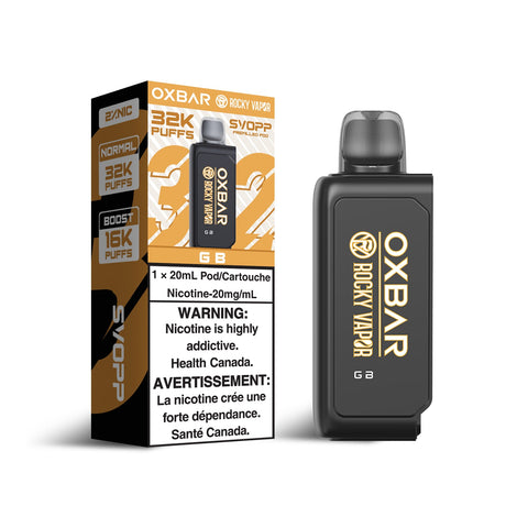 OxBar X Rocky Vapor - Svopp 32k | Vape Cloud Canada Nimbus Distro 20mg ON Tax / GB 33.99 Vape Cloud
