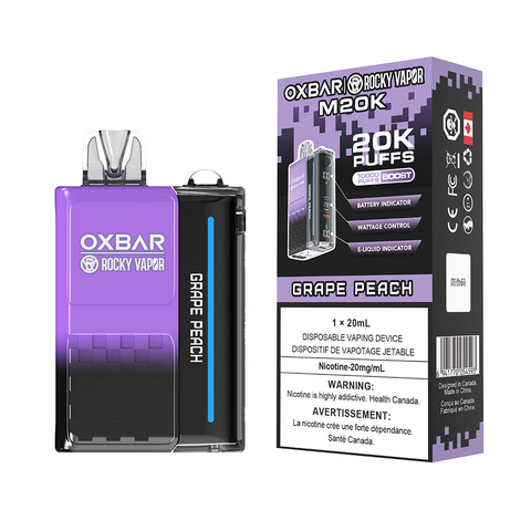 OxBar M20K | Vape Cloud Canada Nimbus Distro 20mg ON Tax / Grape Peach 41.99 Vape Cloud
