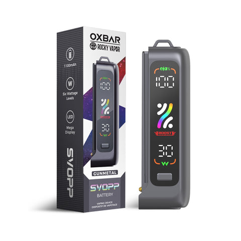 OxBar X Rocky Vapor - Svopp Kit | Vape Cloud Canada Nimbus Distro Gunmetal 12.50  Vape Cloud