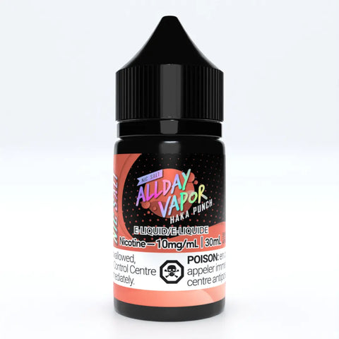 All Day Vapor Nic Salt - (30ml)| Vape Cloud Canada Pacific Smoke 30ml / 10mg ON Tax / Guava Haka Punch 33.99 Vape Cloud