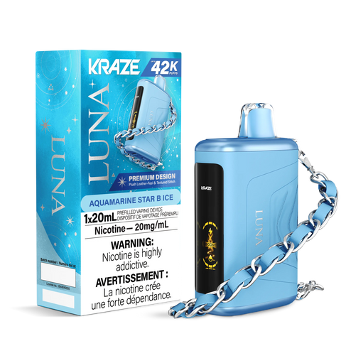 Kraze Luna Disposable | Vape Cloud Canada Pacific Smoke 20mg ON Tax / Aquamarine Star B Ice 42.99 Vape Cloud