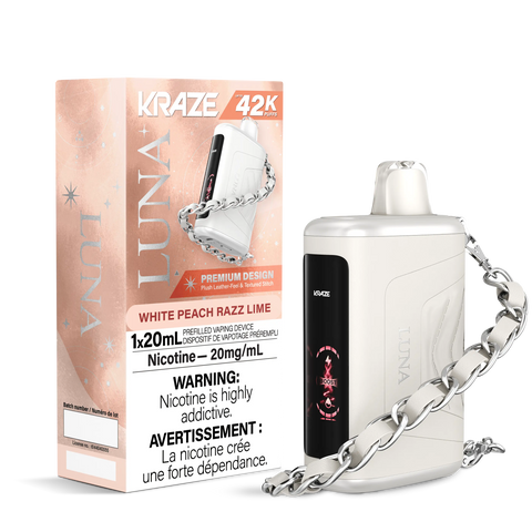 Kraze Luna Disposable | Vape Cloud Canada Pacific Smoke 20mg ON Tax / White Peach Razz Lime 42.99 Vape Cloud