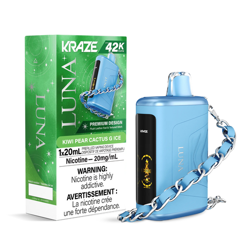 Kraze Luna Disposable | Vape Cloud Canada Pacific Smoke 20mg ON Tax / Kiwi Pear Cactus G Ice 42.99 Vape Cloud