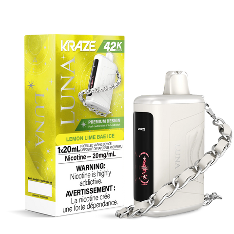 Kraze Luna Disposable | Vape Cloud Canada Pacific Smoke 20mg ON Tax / Lemon Lime Bae Ice 42.99 Vape Cloud
