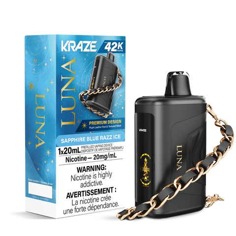Kraze Luna Disposable | Vape Cloud Canada Pacific Smoke 20mg ON Tax / Sapphire Blue Razz Ice 42.99 Vape Cloud
