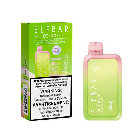 Elf Bar BC10K - Vape Cloud Canada Smoke Arsenal 20mg ON Tax / Kiwi Guava Ice 36.99 Vape Cloud