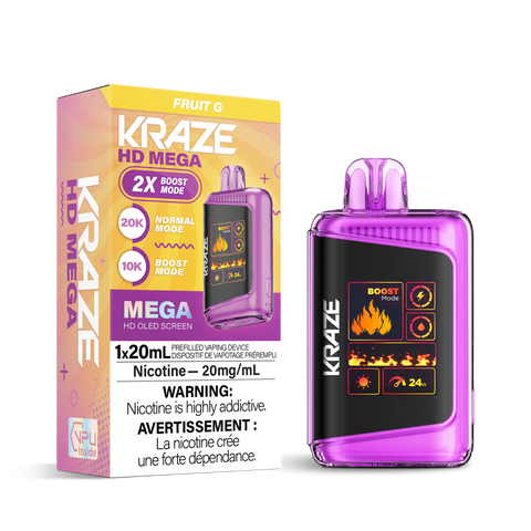 Kraze HD Mega 20k | Vape Cloud Canada Pacific Smoke 20mg ON Tax / Fruit G 41.99 Vape Cloud