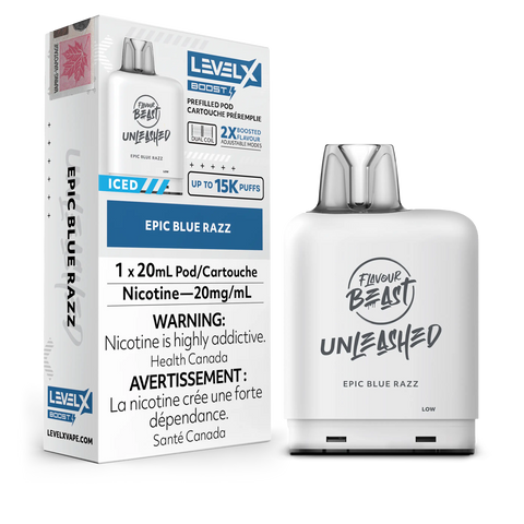 Level X 15k Pods *ONLINE ONLY CLEARANCE* Pacific Smoke 20mg / Epic Blue Razz Iced 12.99 Vape Cloud