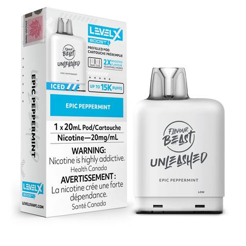 Level X 15k Pods *ONLINE ONLY CLEARANCE* Pacific Smoke 20mg / Epic Peppermint Iced 12.99 Vape Cloud