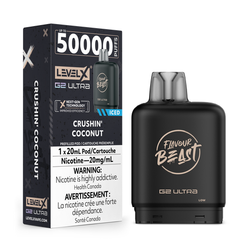 Level X G2 Ultra - Flavour Beast | Vape Cloud Canada Pacific Smoke 20mg ON Tax / Crushin' Coconut Iced 34.99 Vape Cloud