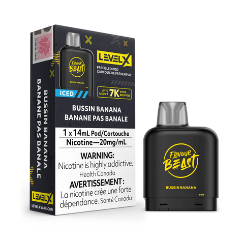Level X 7k - Flavour Beast & Drip'n Premium *ONLINE ONLY CLEARANCE* Pacific Smoke 20mg / Bussin Banana Iced / Flavour Beast Unleashe 11.99 Vape Cloud