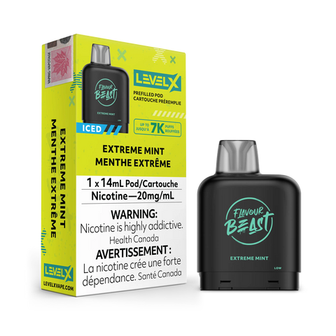 Level X 7k - Flavour Beast & Drip'n Premium *ONLINE ONLY CLEARANCE* Pacific Smoke 20mg Flavour Beast / Extreme Mint 11.99 Vape Cloud