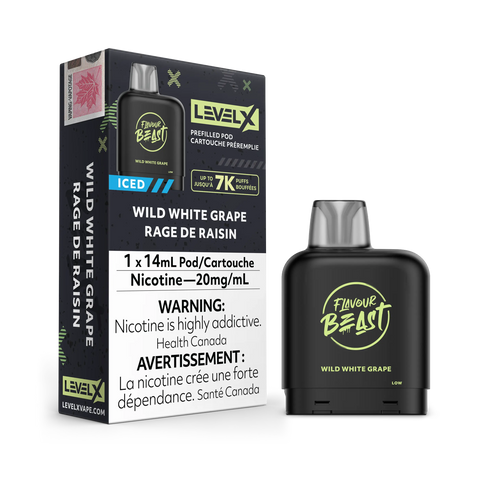 Level X 7k - Flavour Beast & Drip'n Premium *ONLINE ONLY CLEARANCE* Pacific Smoke 20mg Flavour Beast / Wild White Grape Iced 11.99 Vape Cloud
