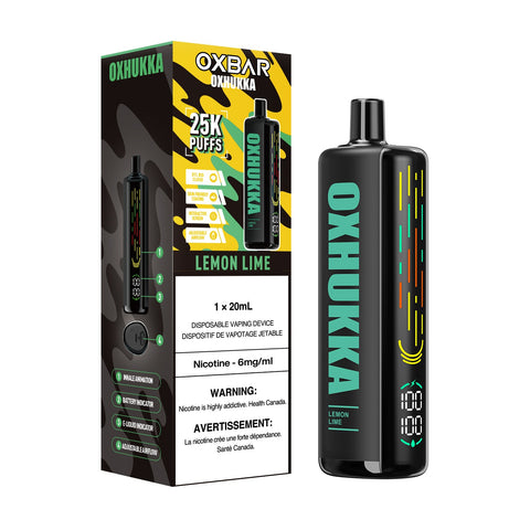 OxBar Oxhukka | Vape Cloud Canada Nimbus Distro 20mg ON Tax / Lemon Lime 40.99 Vape Cloud