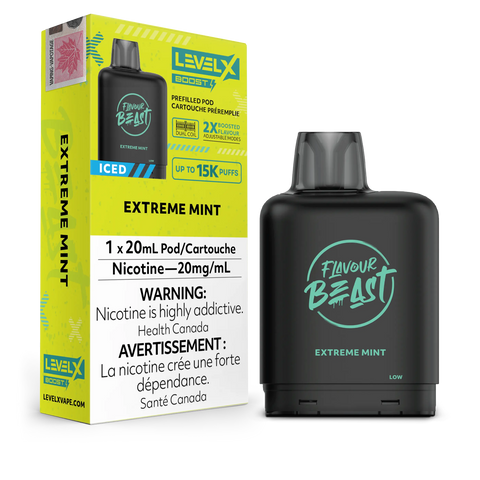 Level X 15k Pods *ONLINE ONLY CLEARANCE* Pacific Smoke 20mg / Extreme Mint Iced 12.99 Vape Cloud