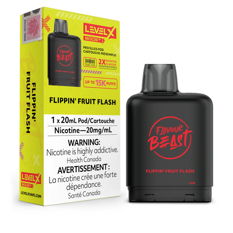 Level X 15k Pods *ONLINE ONLY CLEARANCE* Pacific Smoke 20mg / Flippin’ Fruit Flash 12.99 Vape Cloud