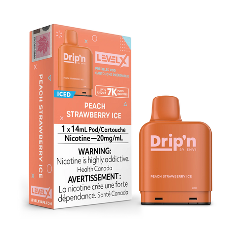 Level X 7k - Flavour Beast & Drip'n Premium *ONLINE ONLY CLEARANCE* Pacific Smoke 20mg Drip'n / Peach Strawberry Iced 11.99 Vape Cloud