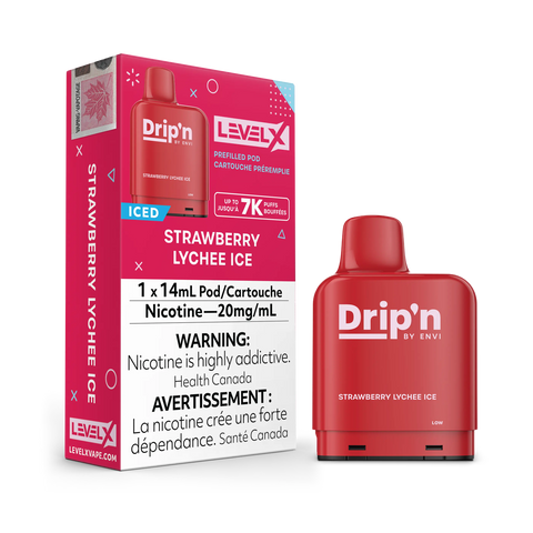 Level X 7k - Flavour Beast & Drip'n Premium *ONLINE ONLY CLEARANCE* Pacific Smoke 20mg Drip'n / Strawberry Lychee Iced 11.99 Vape Cloud