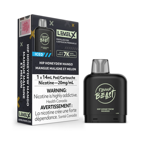 Level X 7k - Flavour Beast & Drip'n Premium *ONLINE ONLY CLEARANCE* Pacific Smoke 20mg Flavour Beast / Hip Honeydew Mango 11.99 Vape Cloud