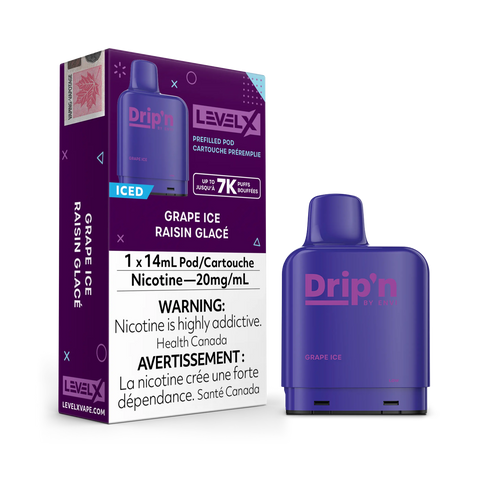 Level X 7k - Flavour Beast & Drip'n Premium *ONLINE ONLY CLEARANCE* Pacific Smoke 20mg Drip'n / Grape Ice 11.99 Vape Cloud