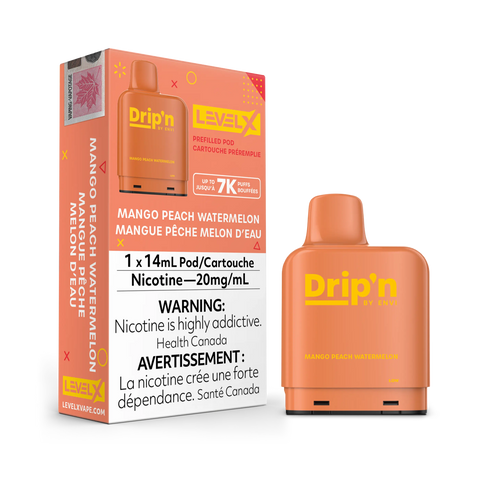 Level X 7k - Flavour Beast & Drip'n Premium *ONLINE ONLY CLEARANCE* Pacific Smoke 20mg Drip'n / Mango Peach Watermelon 11.99 Vape Cloud