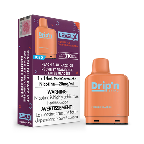 Level X 7k - Flavour Beast & Drip'n Premium *ONLINE ONLY CLEARANCE* Pacific Smoke 20mg Drip'n / Peach Blue Razz Ice 11.99 Vape Cloud