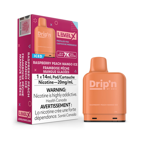 Level X 7k - Flavour Beast & Drip'n Premium *ONLINE ONLY CLEARANCE* Pacific Smoke 20mg Drip'n / Raspberry Peach Mango Iced 11.99 Vape Cloud