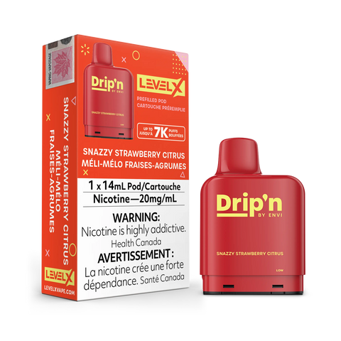 Level X 7k - Flavour Beast & Drip'n Premium *ONLINE ONLY CLEARANCE* Pacific Smoke 20mg Drip'n / Snazzy Strawberry Citrus 11.99 Vape Cloud