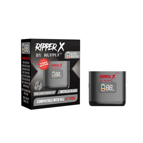 Ripper X Ultra Battery GCore Black-and-Red 10.50  Vape Cloud