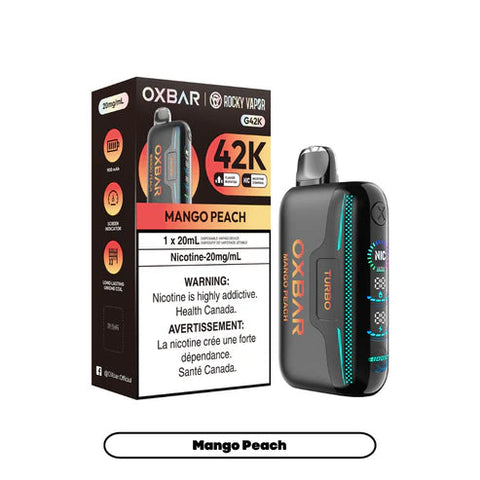 Rocky Vapor Oxbar G42K | Vape Cloud Canada Nimbus Distro 20mg ON Tax / Mango Peach 41.99 Vape Cloud