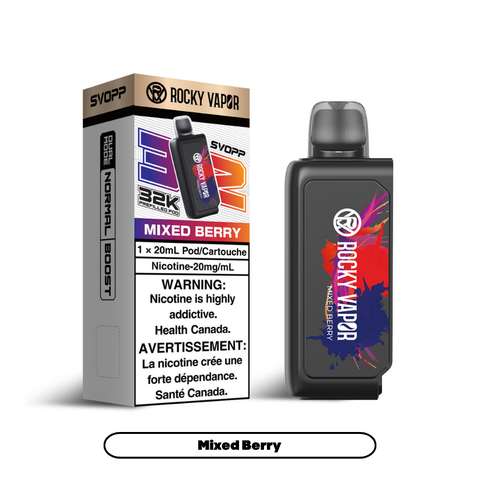 OxBar X Rocky Vapor - Svopp 32k | Vape Cloud Canada Nimbus Distro 20mg ON Tax / Mixed Berry 33.99 Vape Cloud