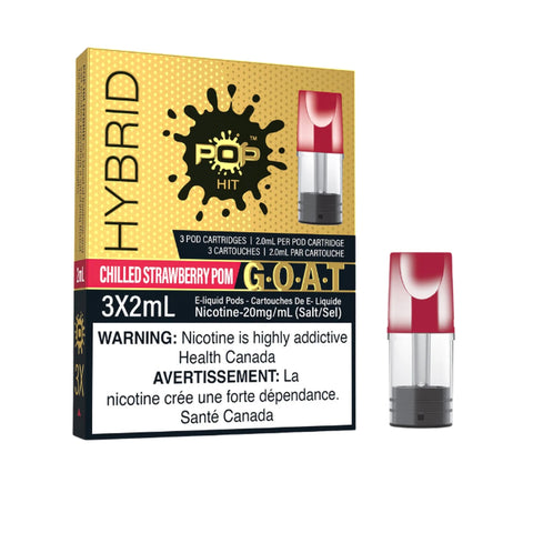 Pop Pods Hybrid | Vape Cloud Canada Smoke Arsenal 20mg ON Tax / Chilled Strawberry Pom 21.99 Vape Cloud