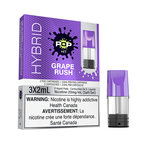 Pop Pods Hybrid | Vape Cloud Canada Smoke Arsenal 20mg ON Tax / Grape Rush 21.99 Vape Cloud