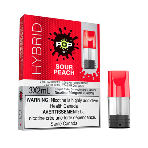 Pop Pods Hybrid | Vape Cloud Canada Smoke Arsenal 20mg ON Tax / Sour Peach (Blazin' Peach) 21.99 Vape Cloud